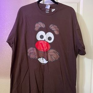 XL Mr. Potato Head Brown Shirt